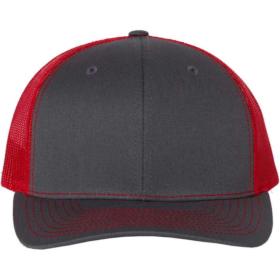 Charcoal/ Red