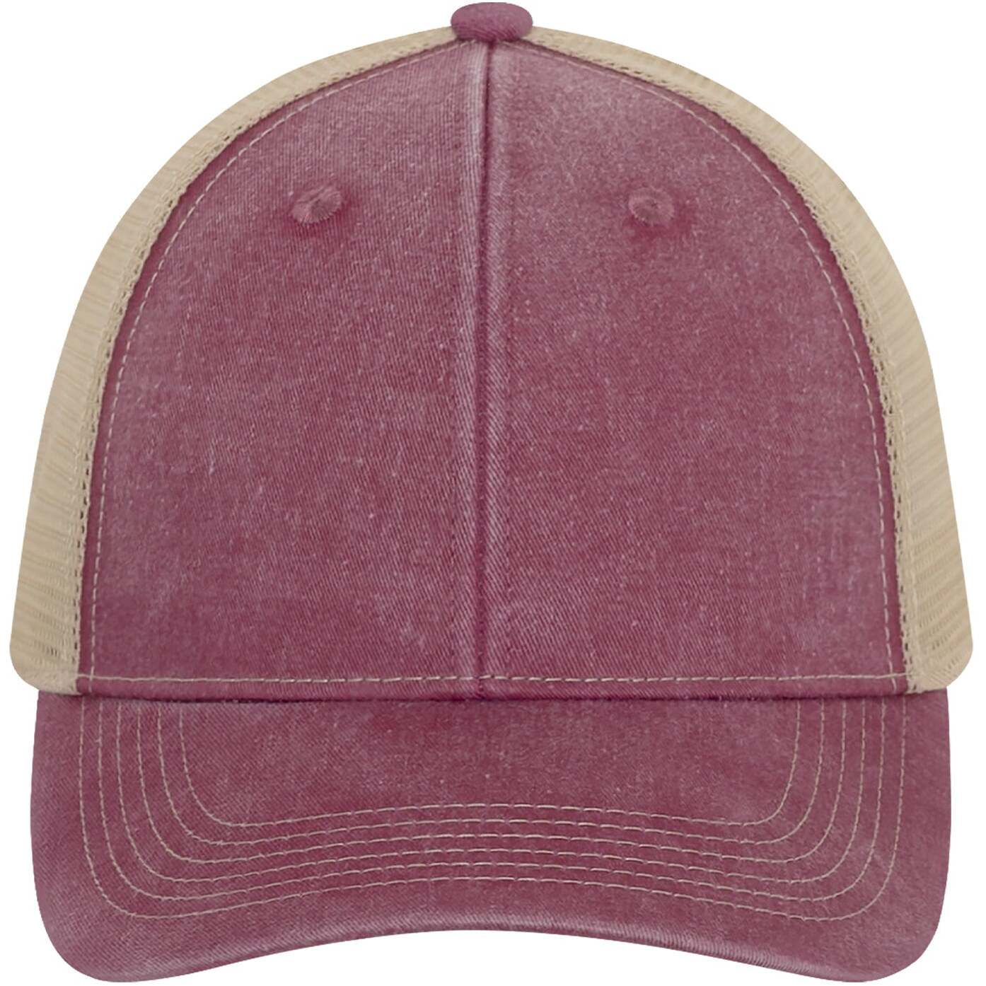 Maroon/Crème