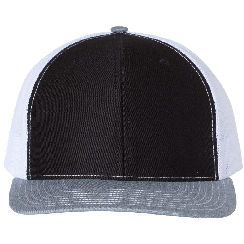 Black/ White/ Heather Grey