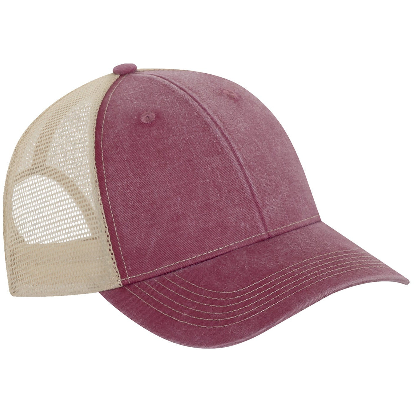 Maroon/Crème
