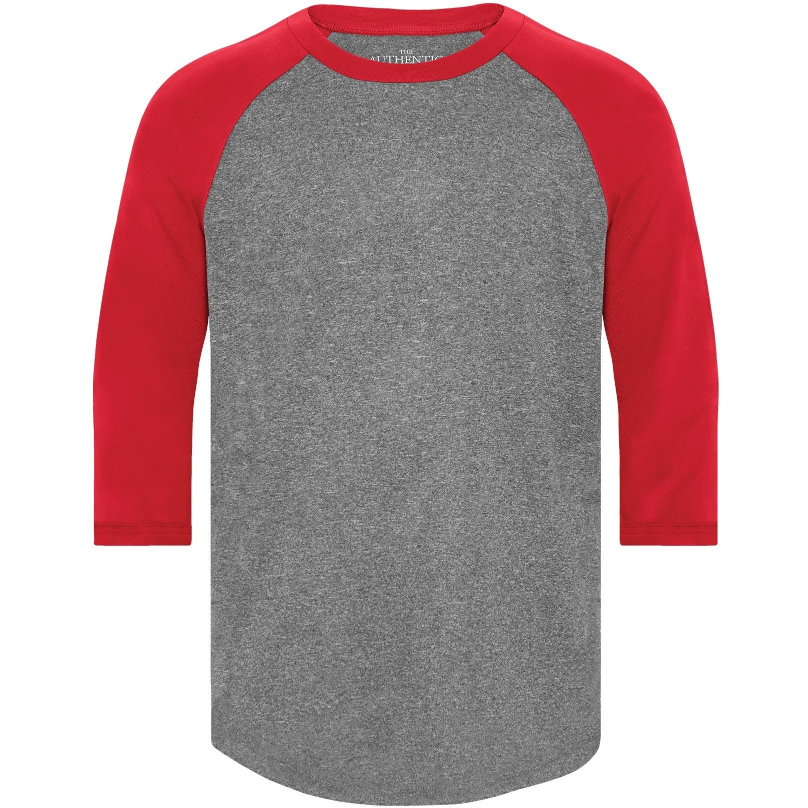 Charcoal Heather/True Red